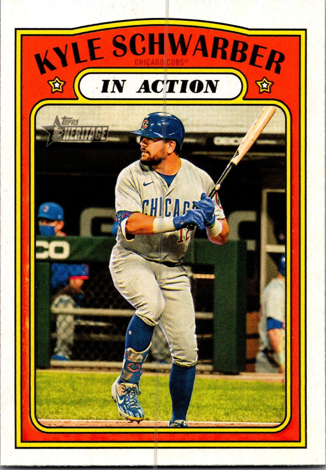2021 Topps Heritage #140 Kyle Schwarber