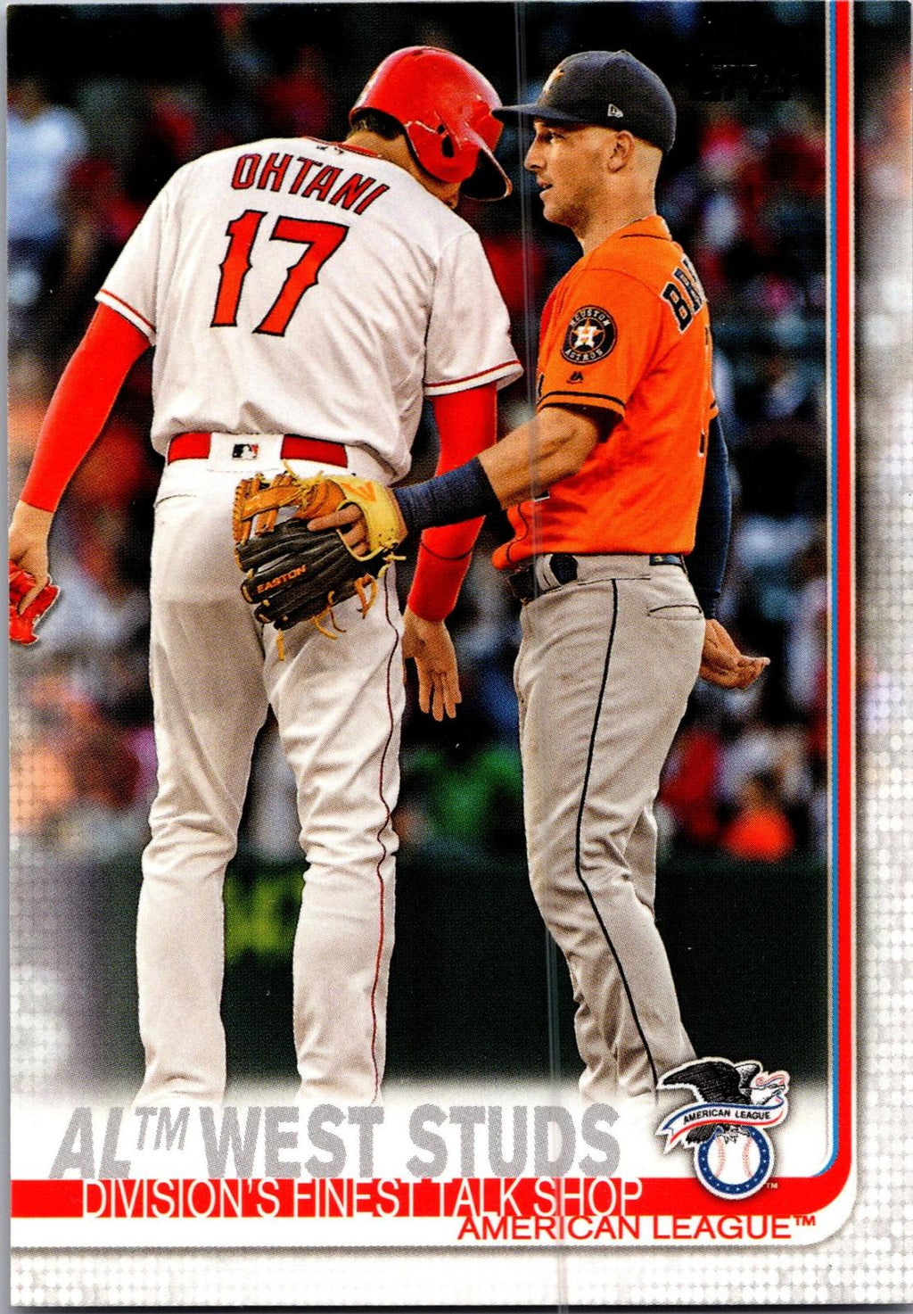 2019 Topps #266 AL West Studs