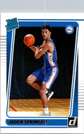 2021-22 Donruss #247 Jaden Springer