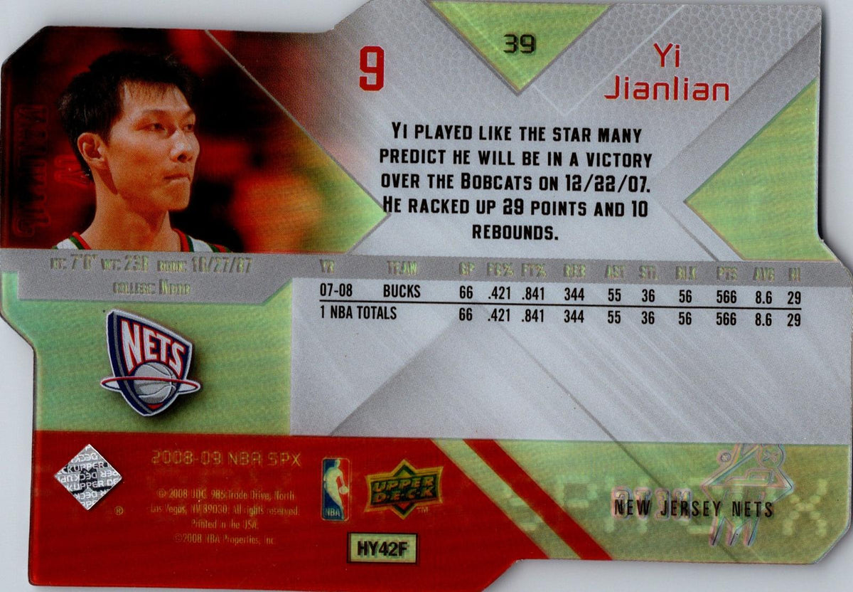 2008-09 SPx #29 Yi Jianlian