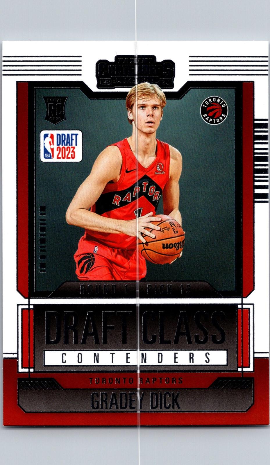 2023-24 Panini Contenders #7 Gradey Dick 2023 Draft Class Contenders