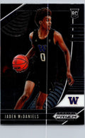 2020 Panini Prizm Draft Picks Collegiate #11 Jaden McDaniels