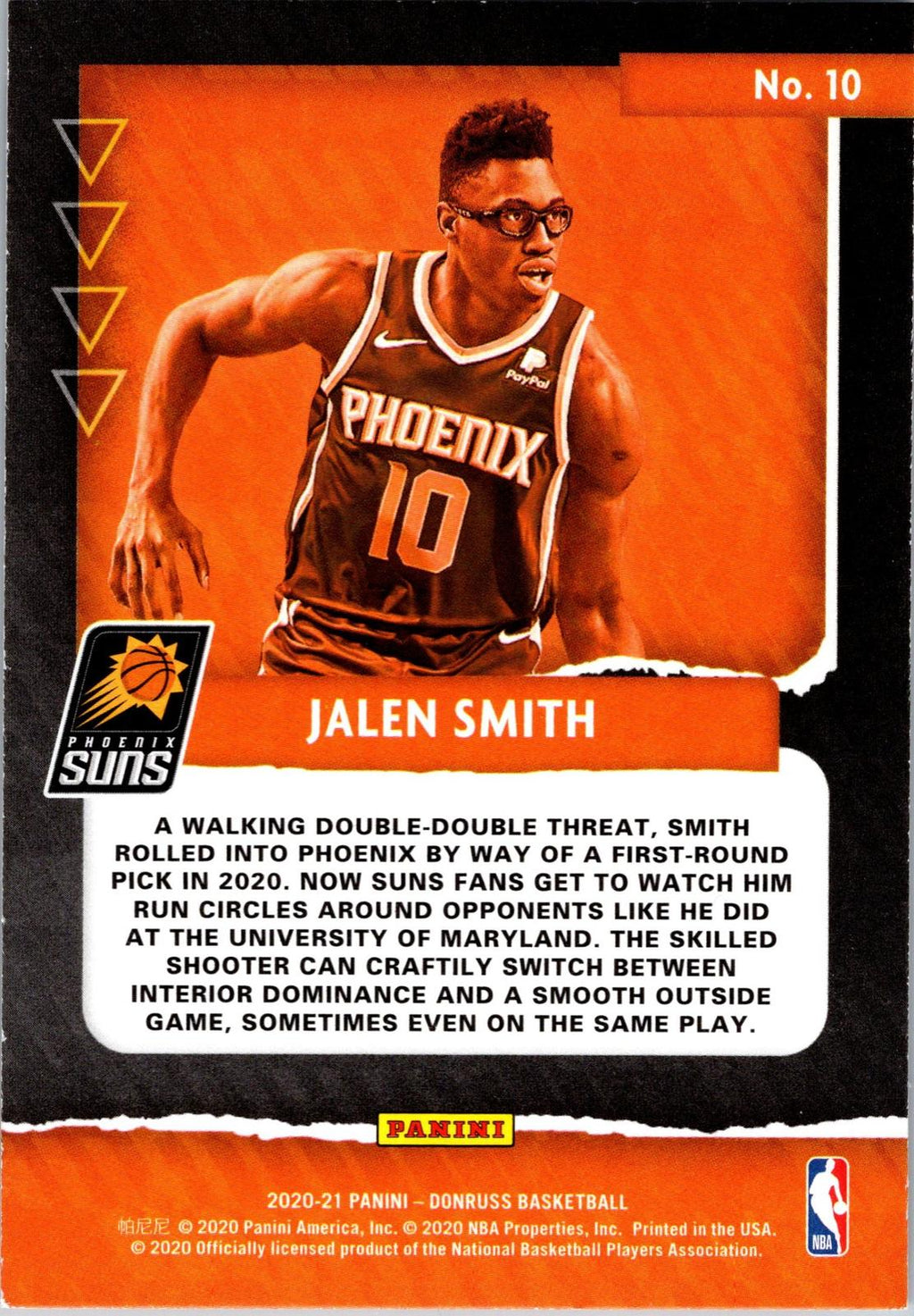 2020-21 Donruss #10 Jalen Smith Great X-Pectations