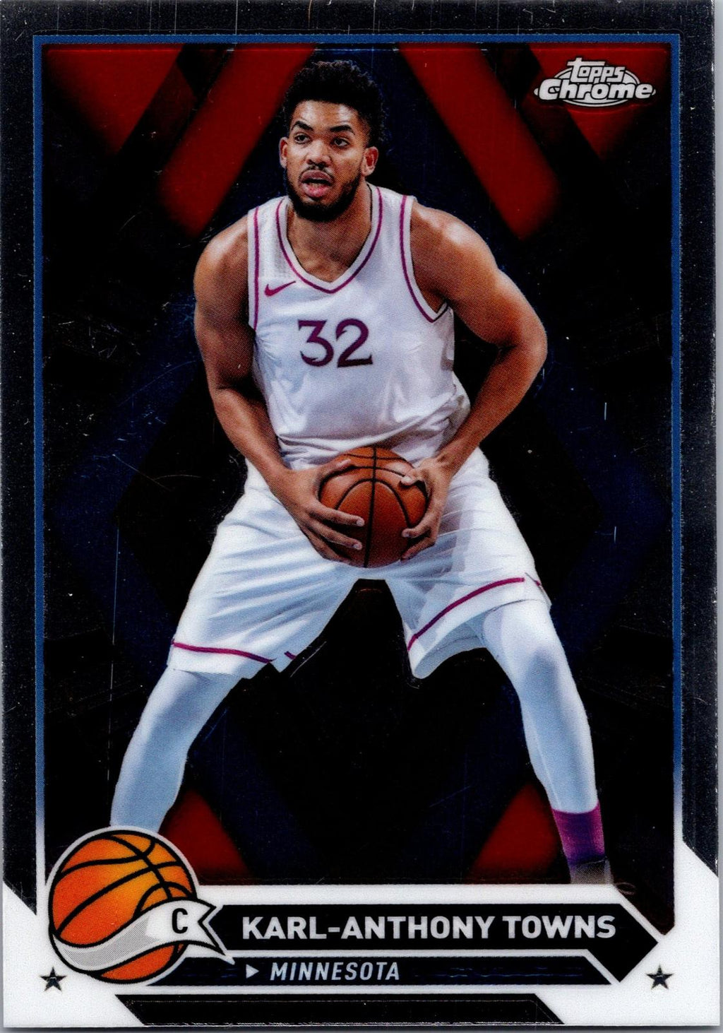 2023-24 Topps Chrome #105 Karl-Anthony Towns