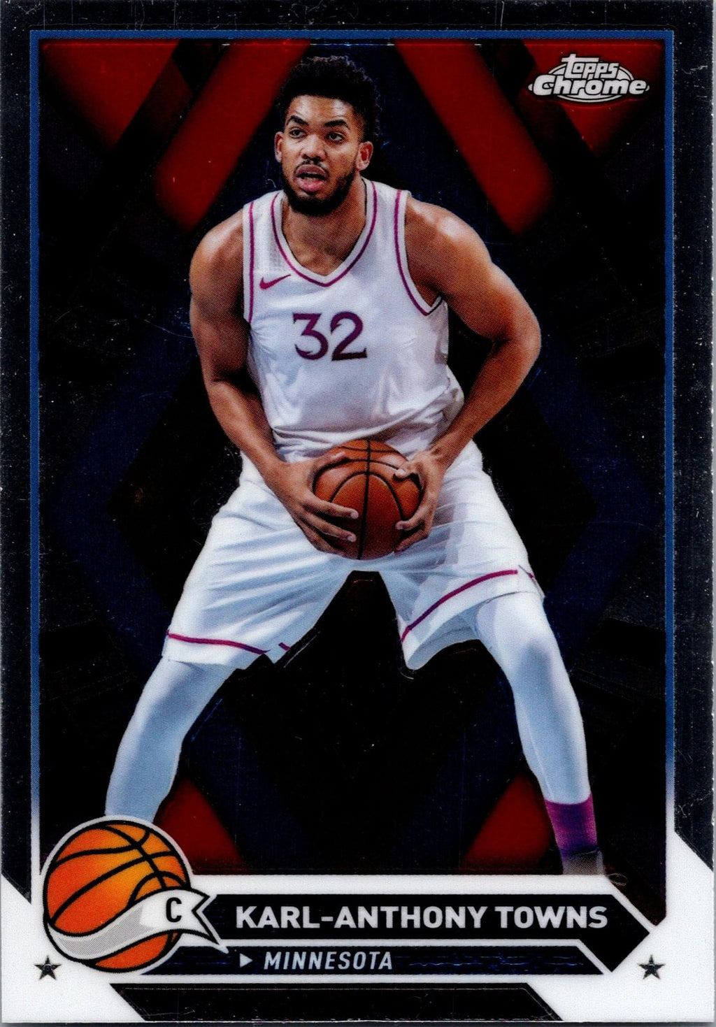 2023-24 Topps Chrome #105 Karl-Anthony Towns