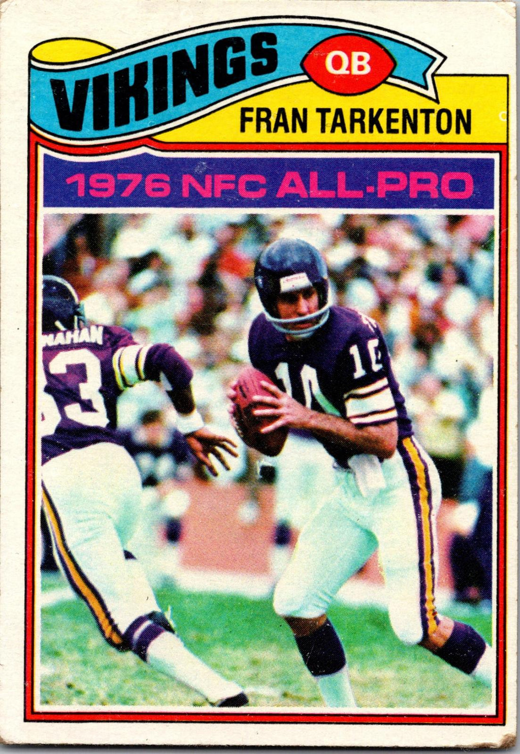 1977 Topps #400 Fran Tarkenton