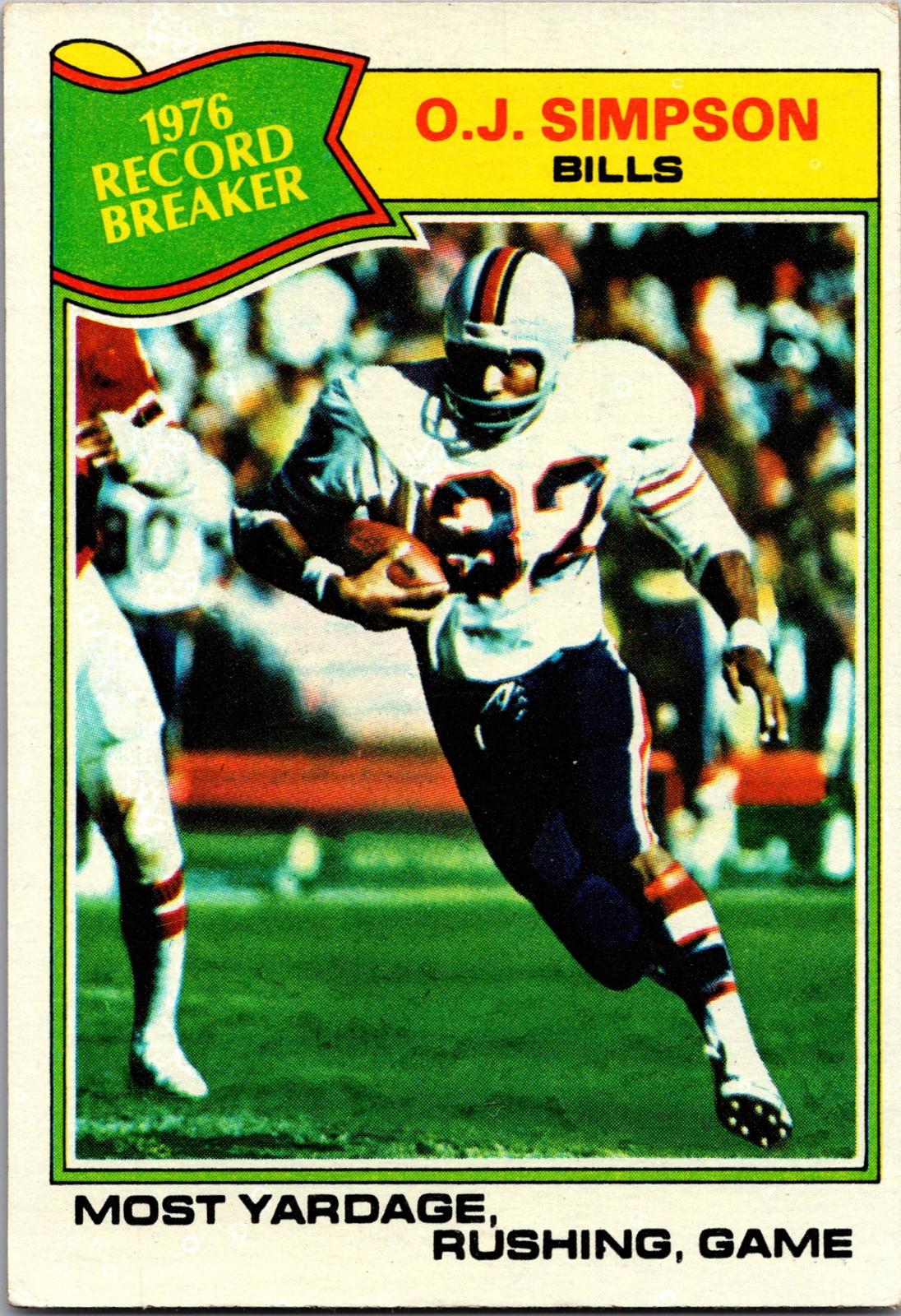 1977 Topps #453 O.J. Simpson