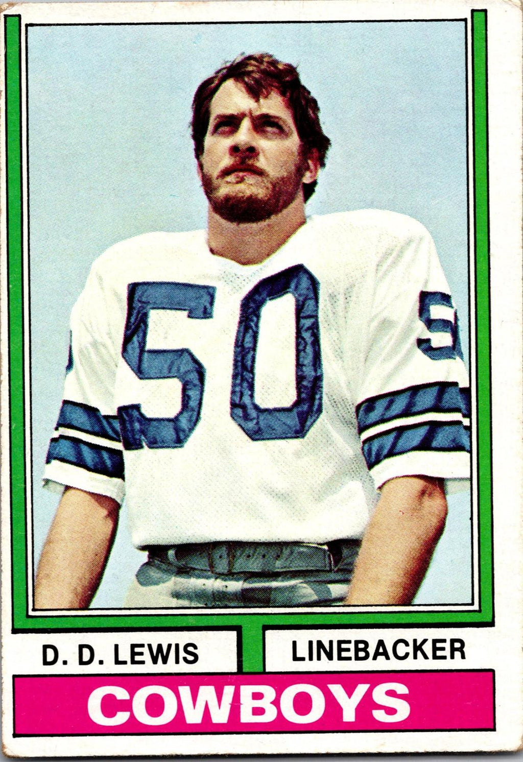1974 Topps #303 D.D. Lewis