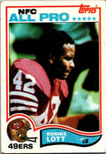 1982 Topps #486 Ronnie Lott