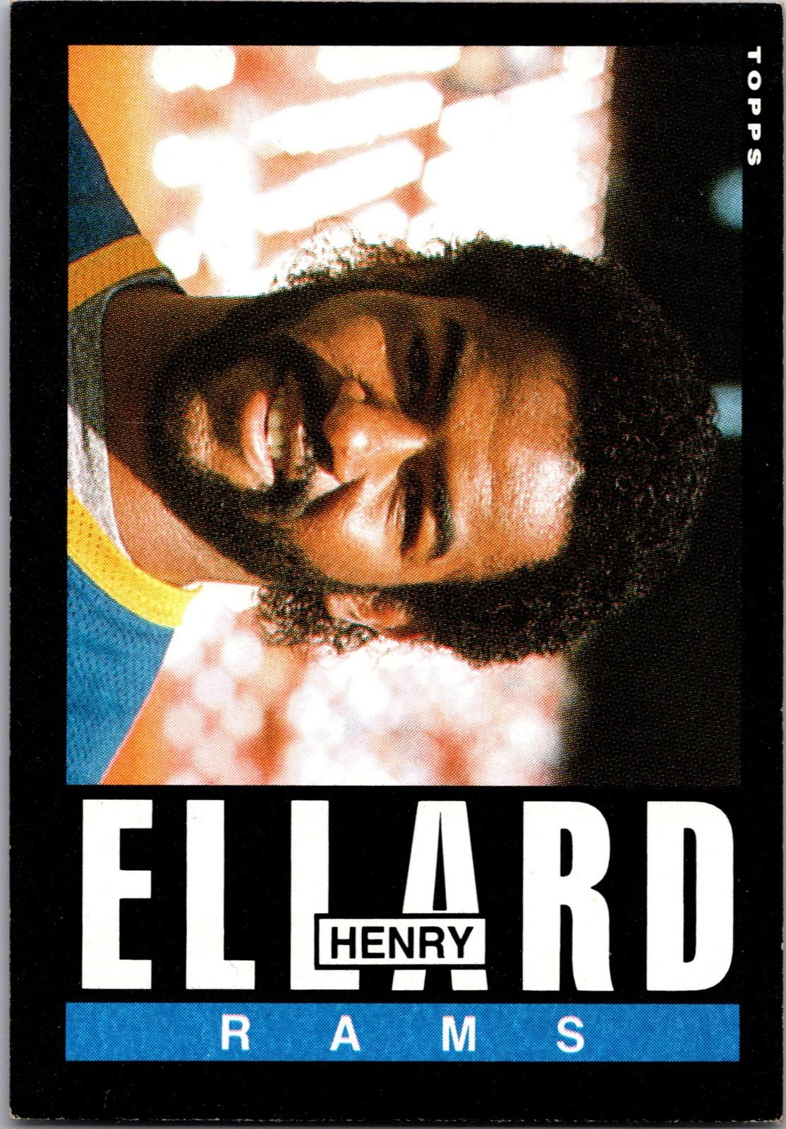 1985 Topps #80 Henry Ellard