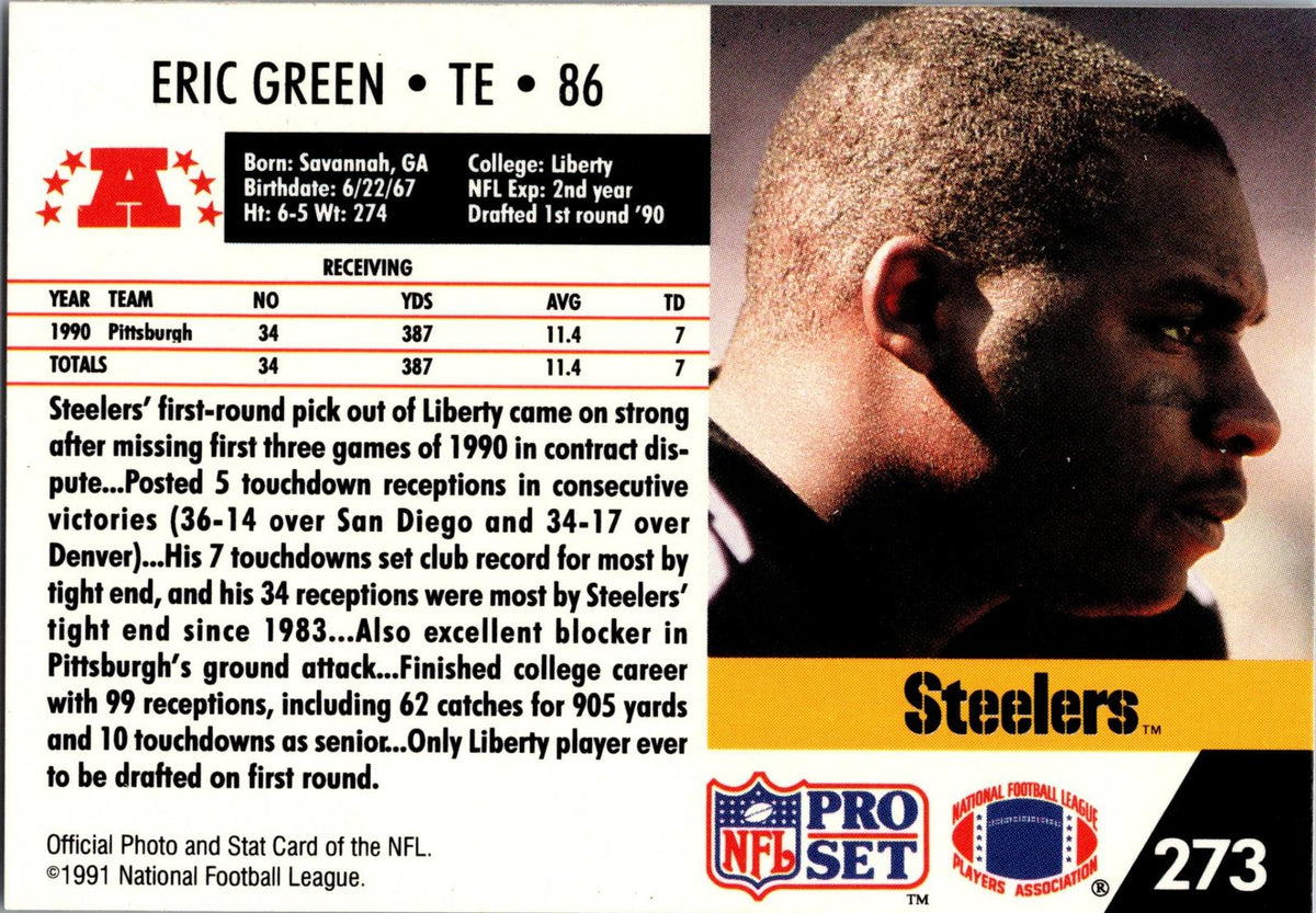 1991 Pro Set Spanish #201 Eric Green