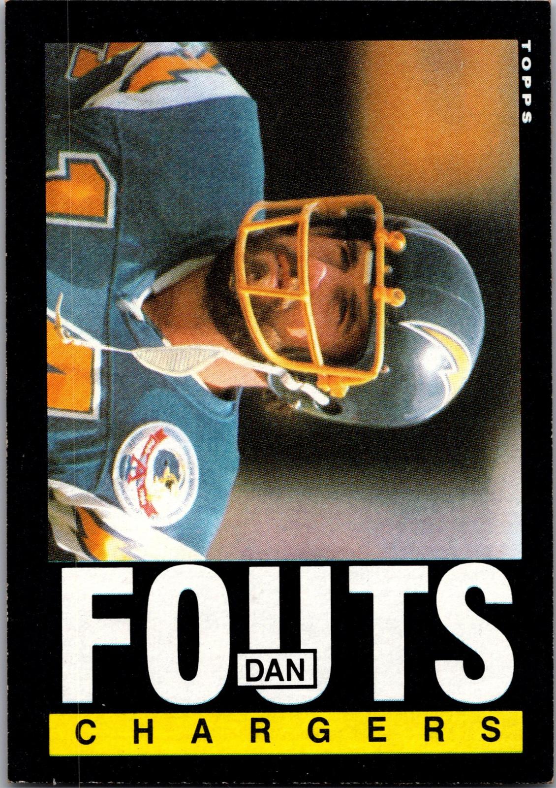 1985 Topps #372 Dan Fouts