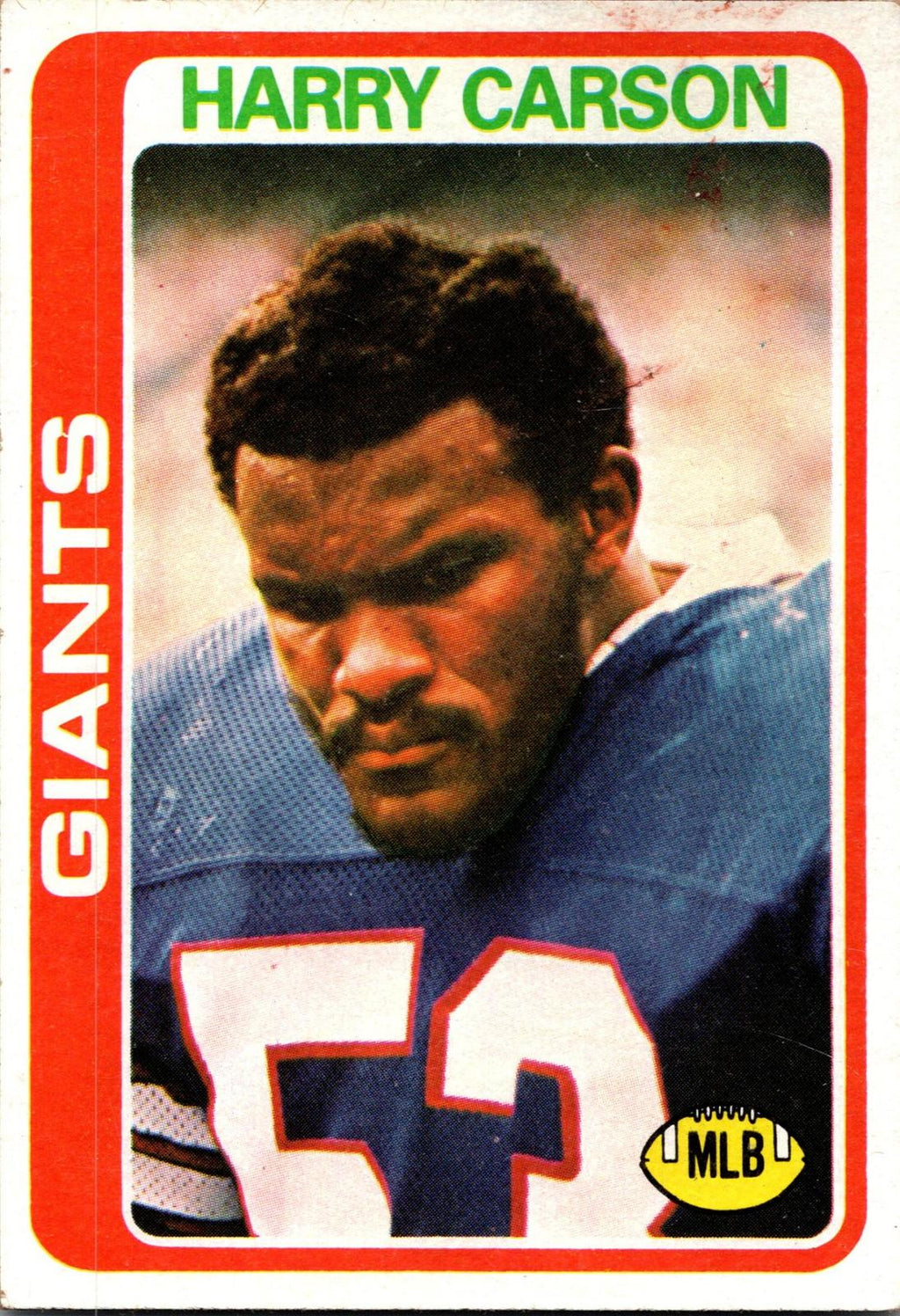 1978 Topps #393 Harry Carson