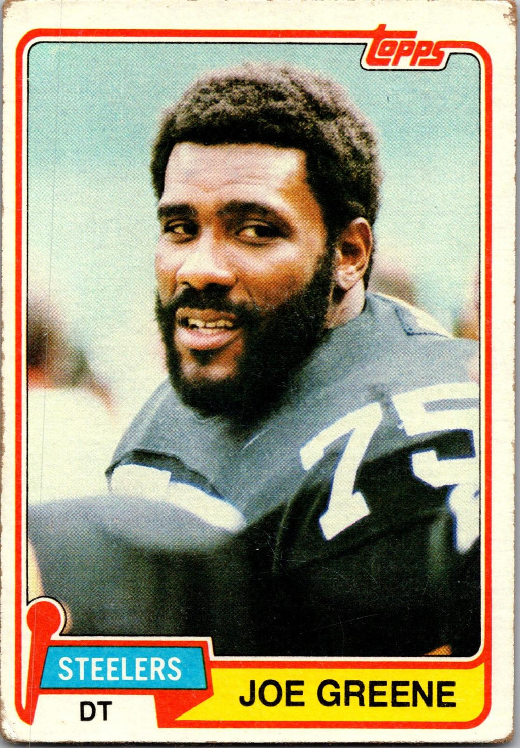 1981 Topps #495 Joe Greene