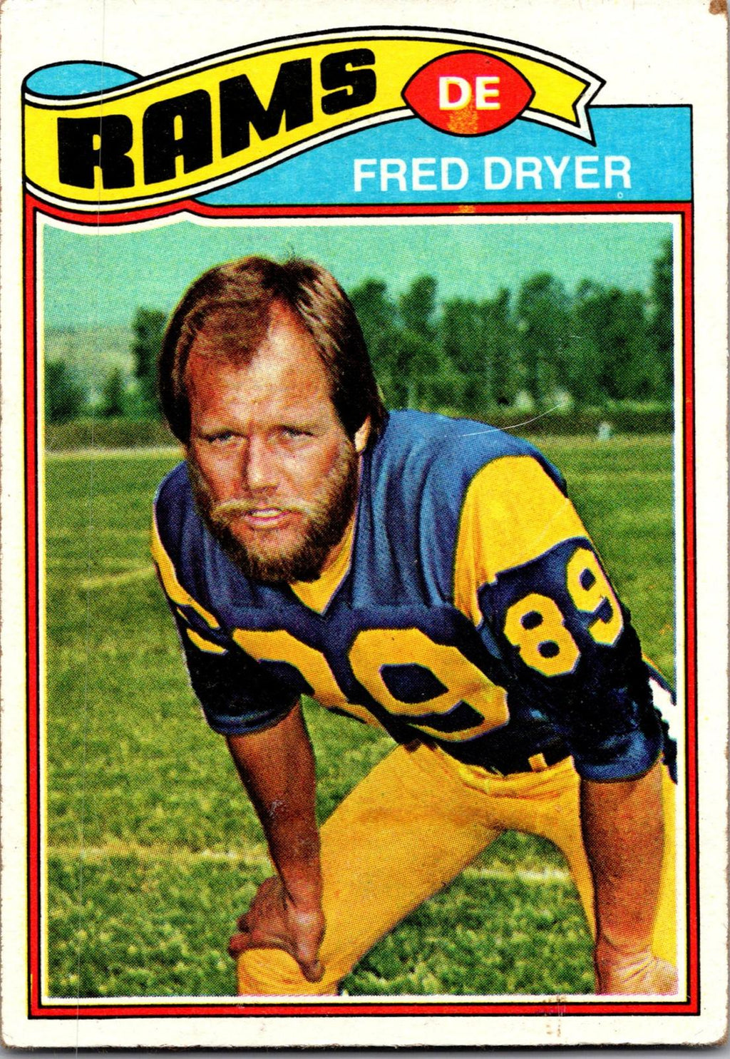 1976 Topps #252 Fred Dryer