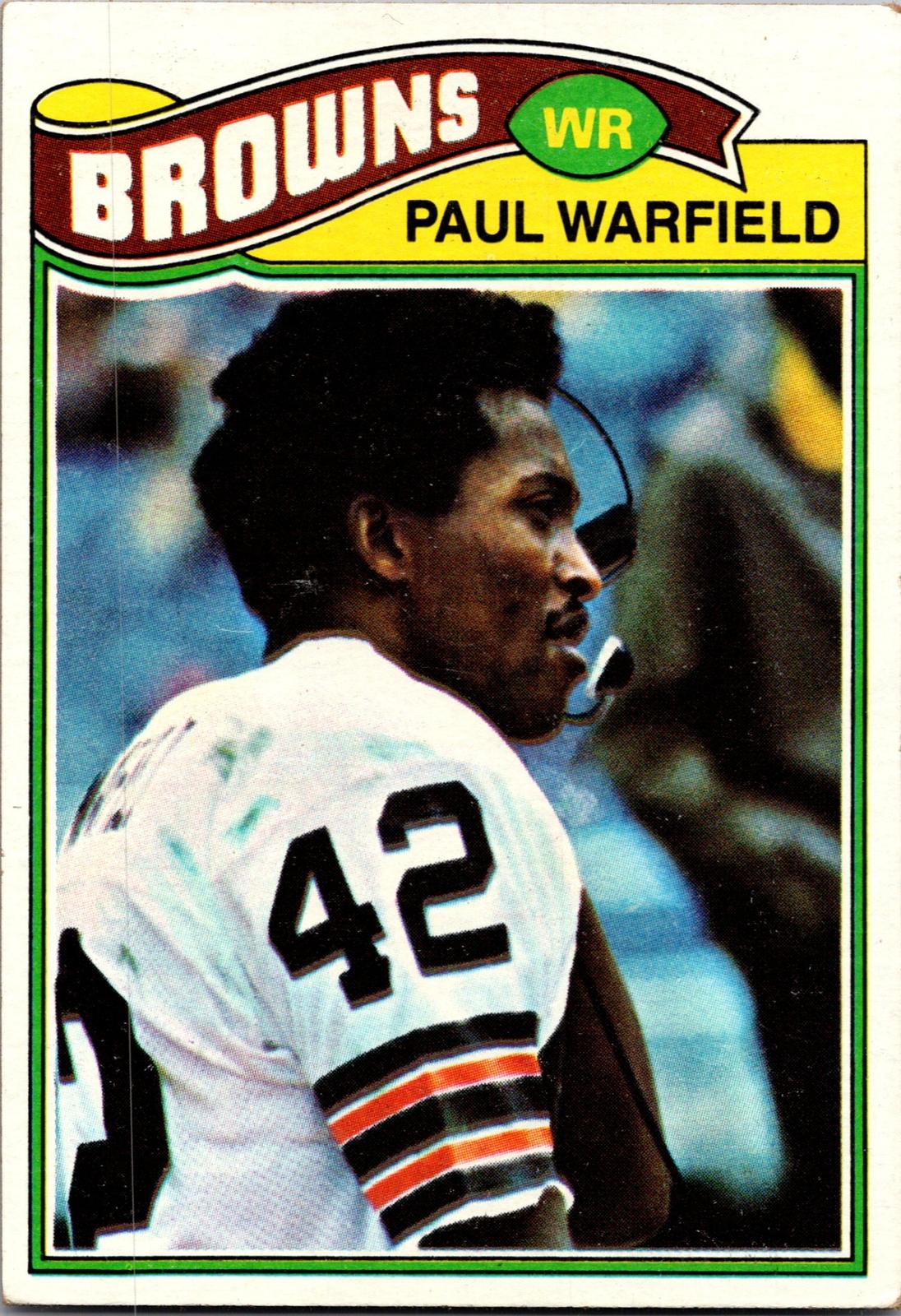 1977 Topps #185 Paul Warfield