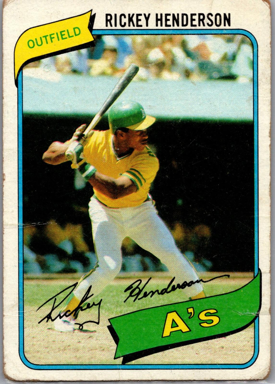 1980 Topps #482 Rickey Henderson