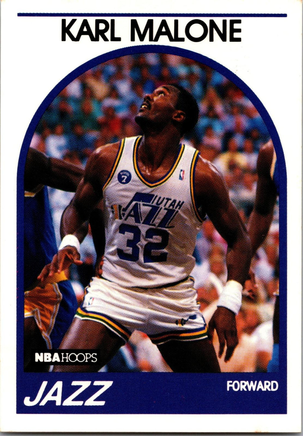 1989-90 Hoops #30 Karl Malone