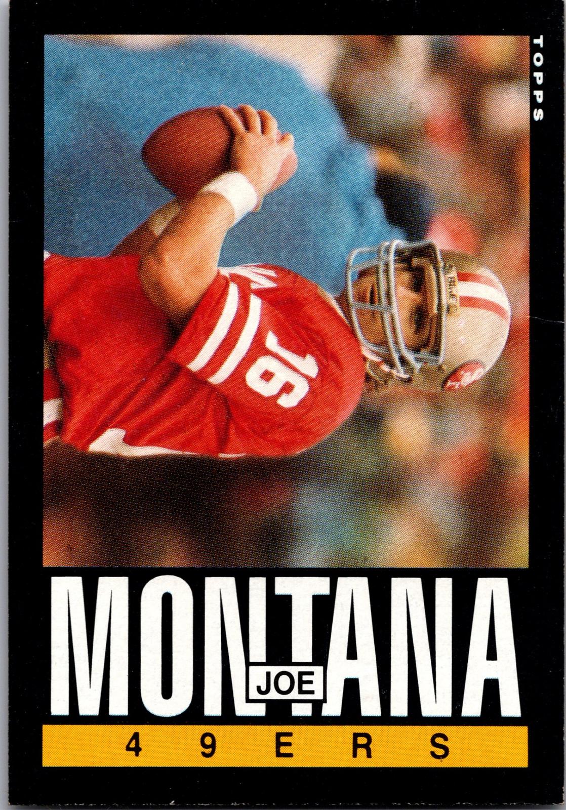 1985 Topps #157 Joe Montana