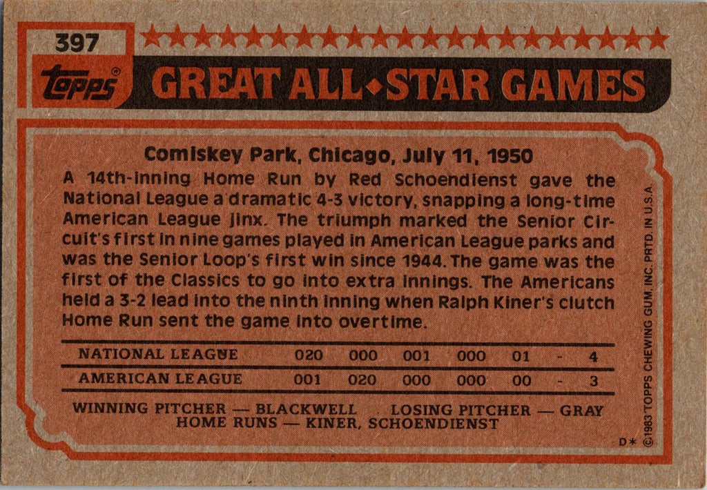 1983 Topps #397 Pete Rose