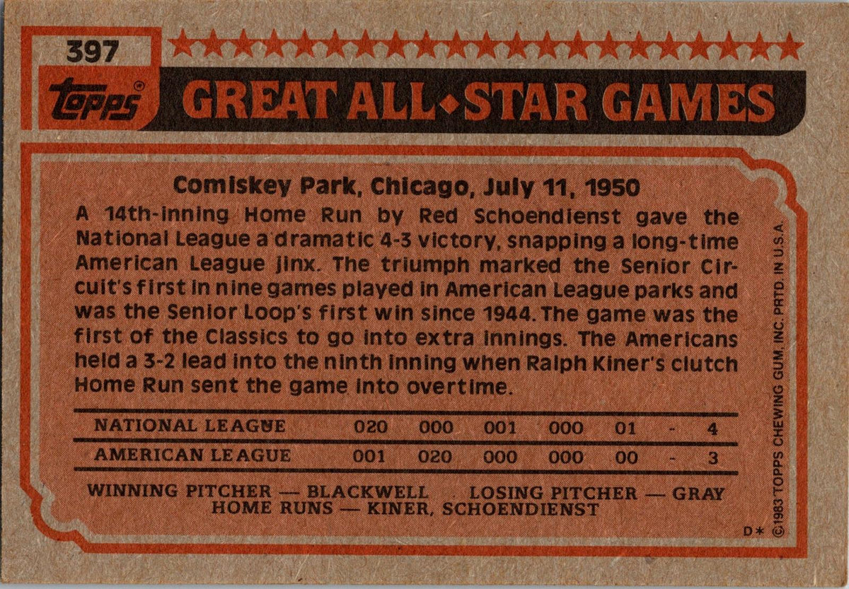 1983 Topps #397 Pete Rose