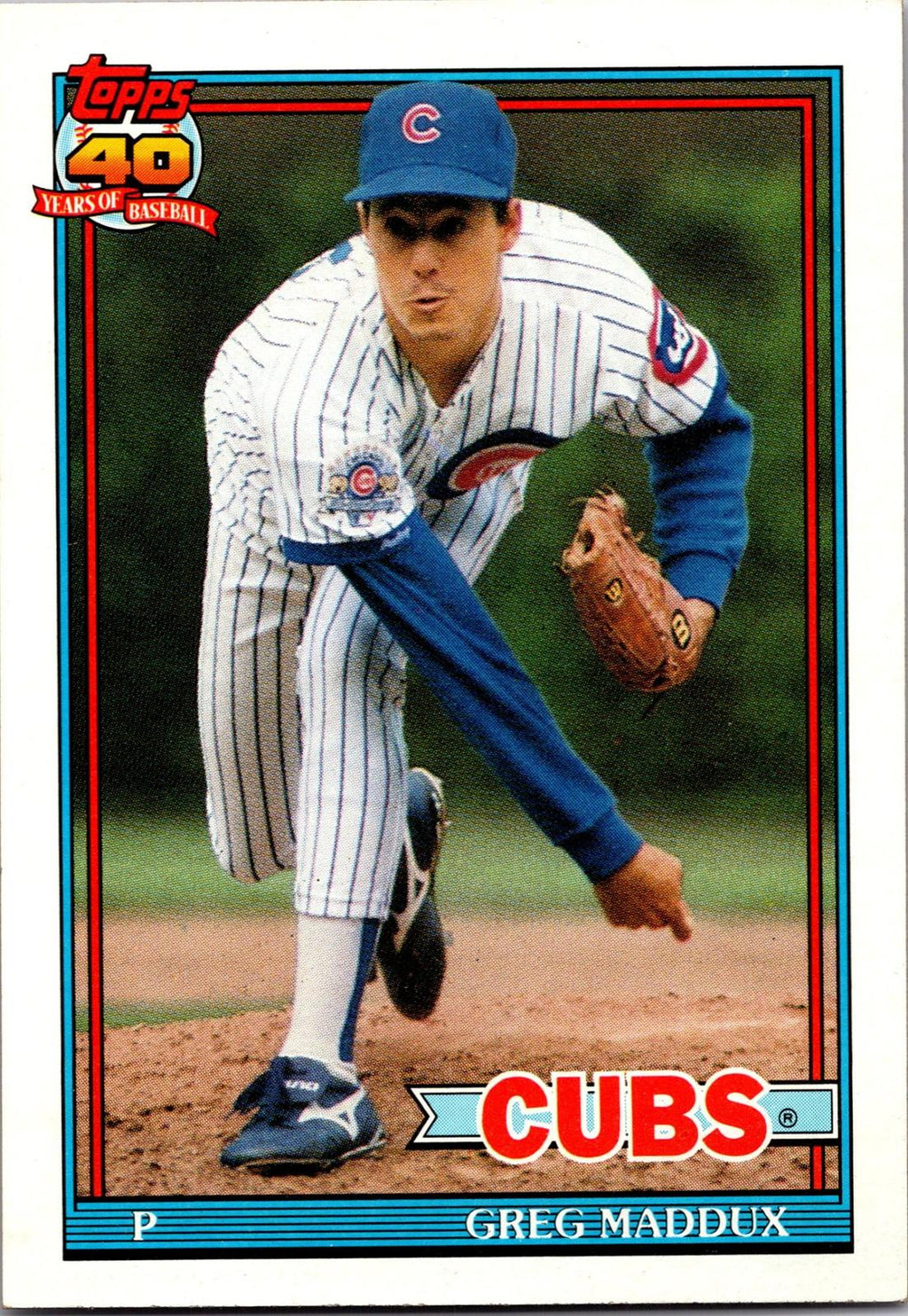 1991 Topps #35 Greg Maddux