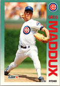 1992 Fleer #386b Greg Maddux