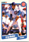 1990 Fleer #37b Greg Maddux