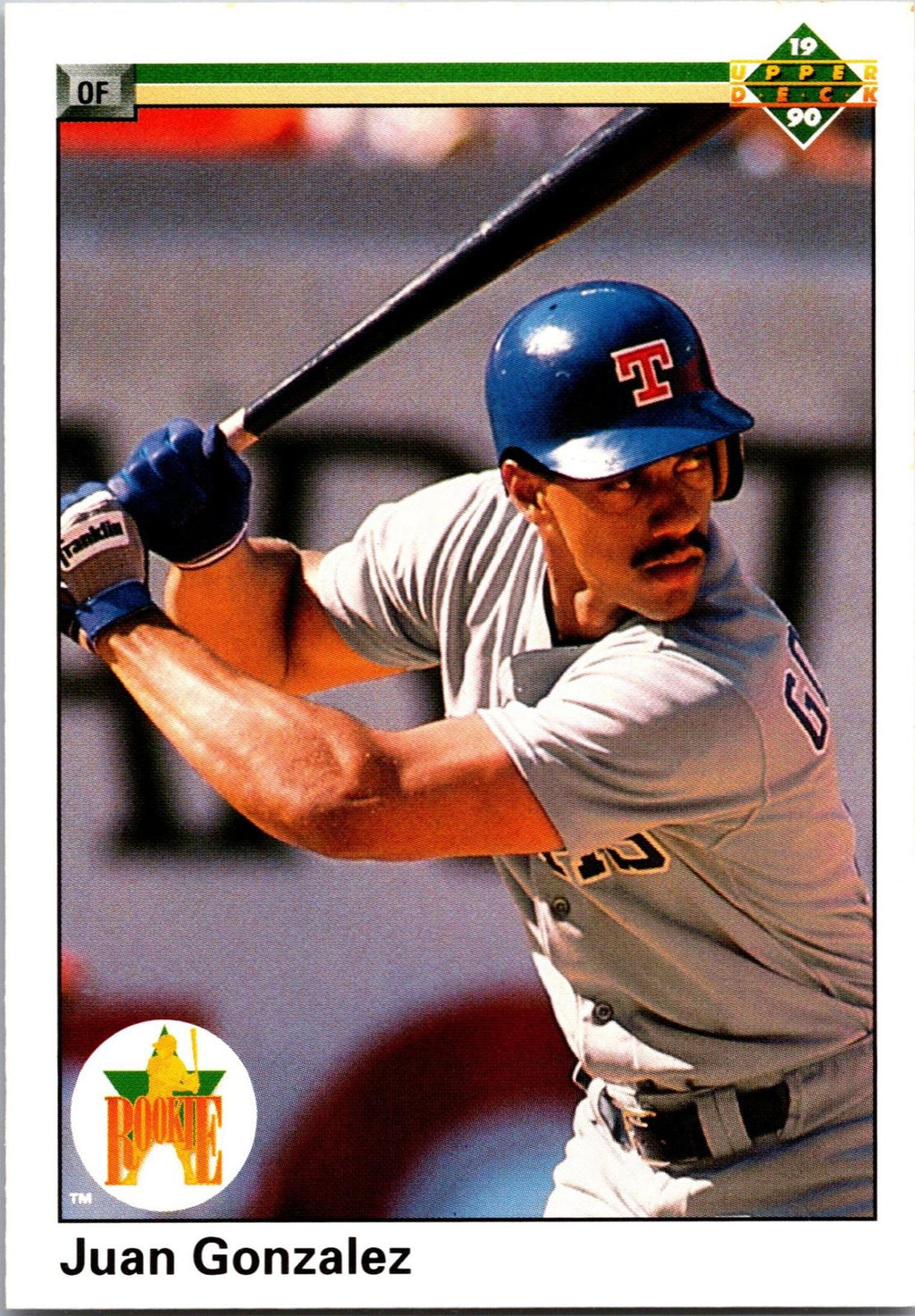 1990 Upper Deck #72 Juan Gonzalez