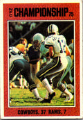 1976 Topps #331 1975 NFC Championship