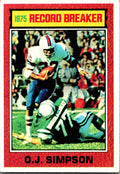 1976 Topps #6 O.J. Simpson