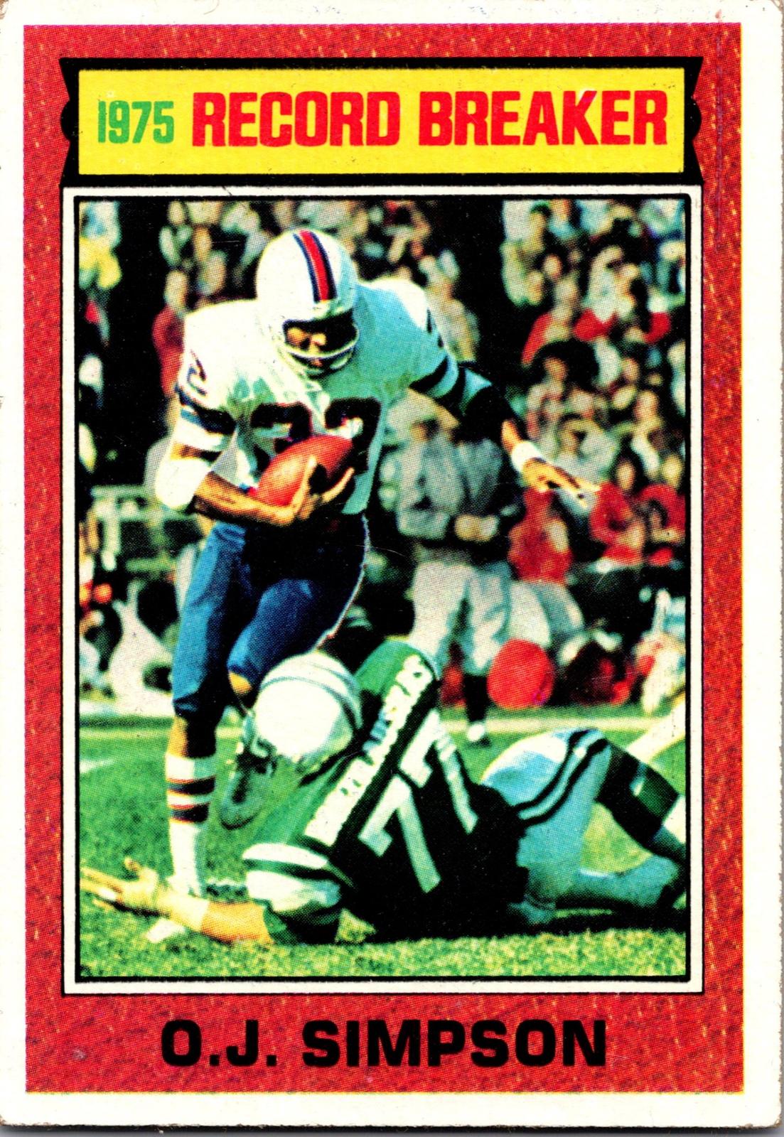 1976 Topps #6 O.J. Simpson