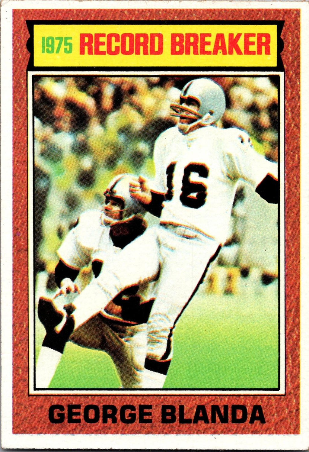 1976 Topps #1 George Blanda