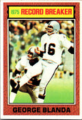 1976 Topps #1 George Blanda