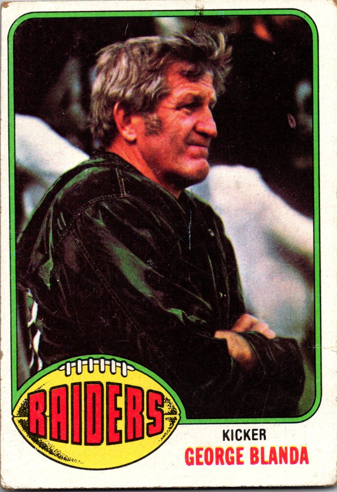 1976 Topps #355 George Blanda