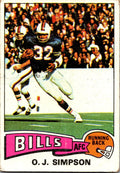 1975 Topps #500 O.J. Simpson
