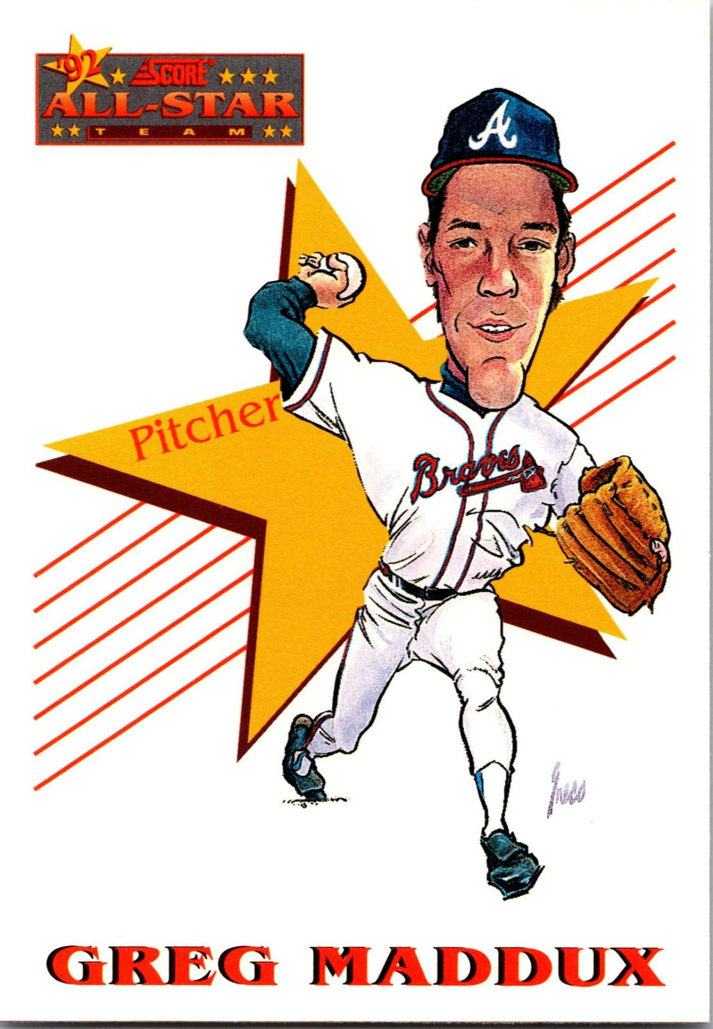 1993 Score #527 Greg Maddux