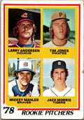 1978 Topps #703 1978 Rookie Pitchers (Andersen /Jones / Mahler / Jack Morris)