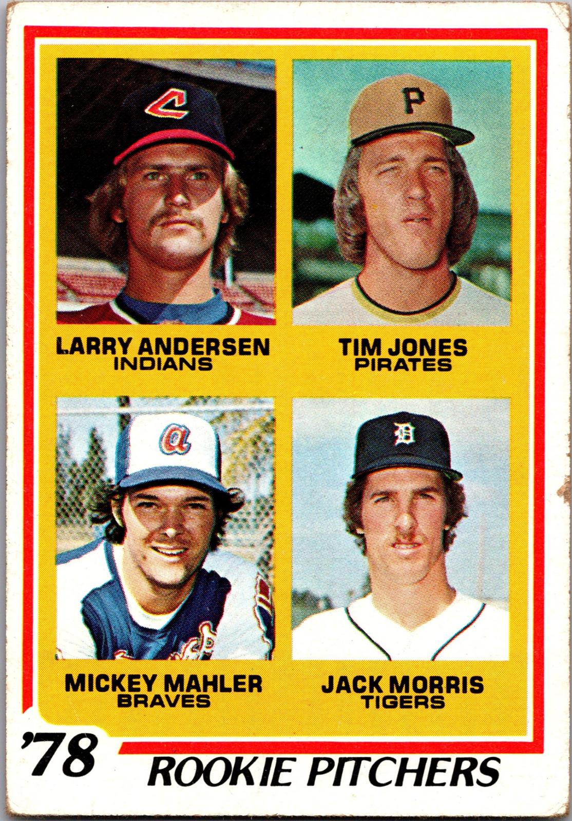 1978 Topps #703 1978 Rookie Pitchers (Andersen /Jones / Mahler / Jack Morris)