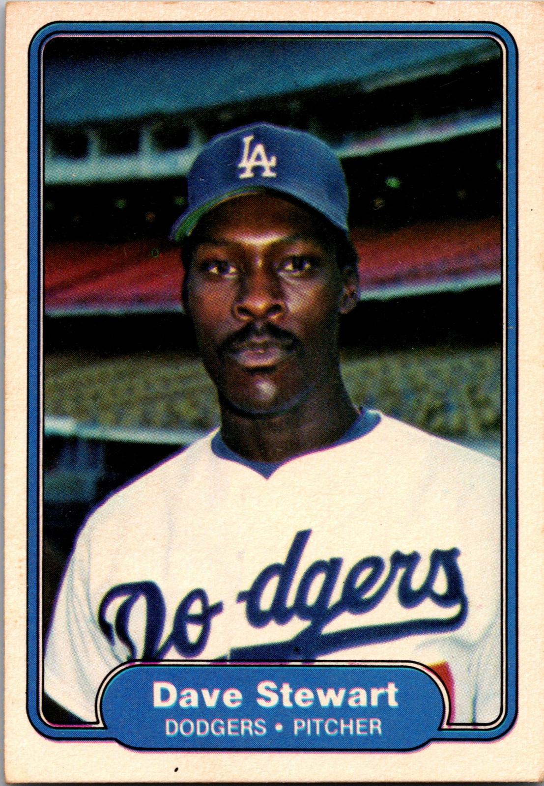 1982 Fleer #24 Dave Stewart