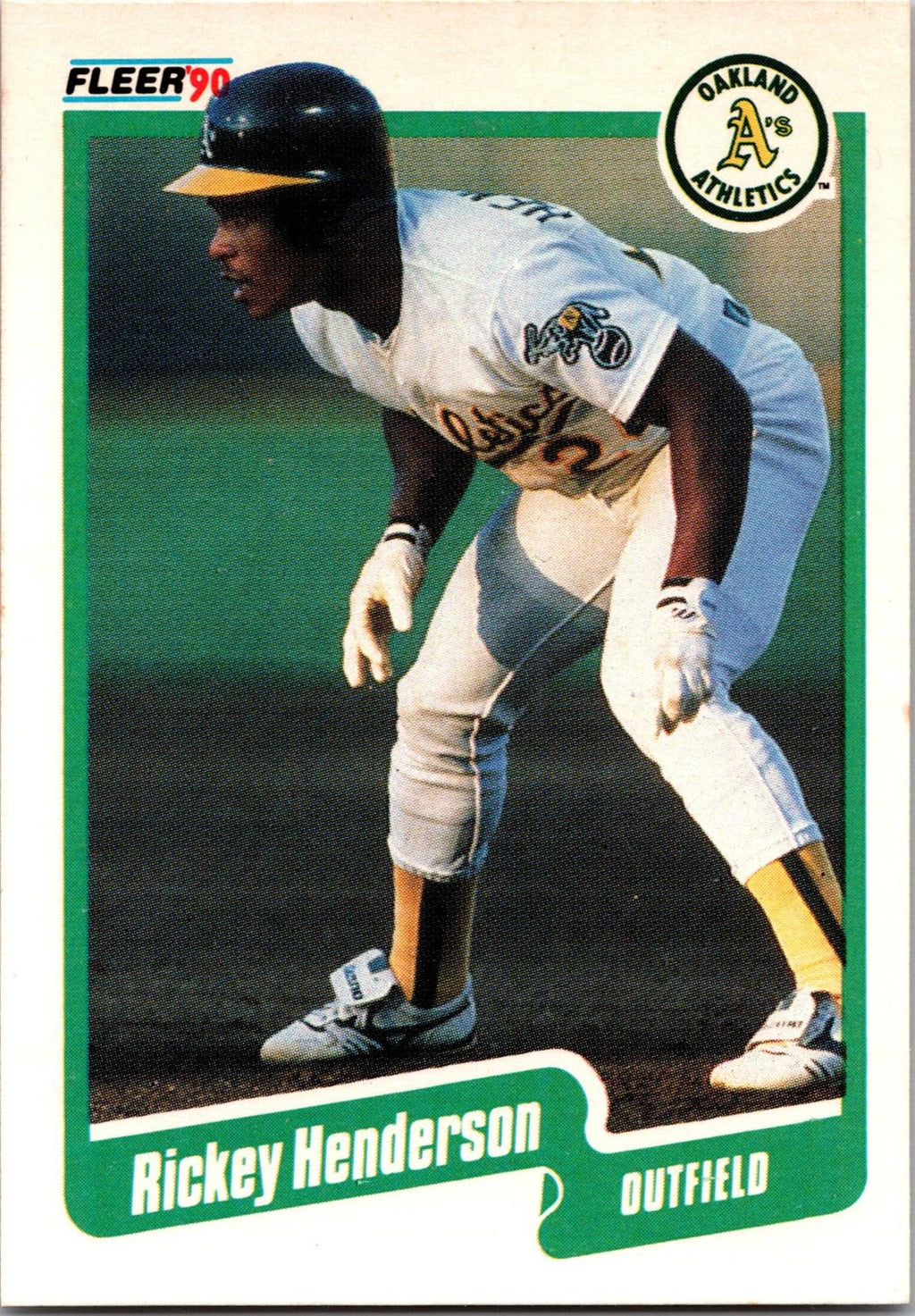 1990 Fleer #10b Rickey Henderson