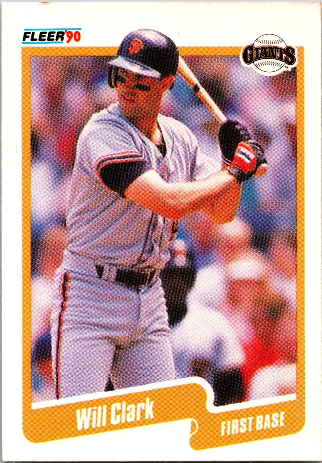 1990 Fleer #54 Will Clark