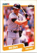 1990 Fleer #54 Will Clark