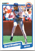 1990 Fleer #217 Darryl Strawberry