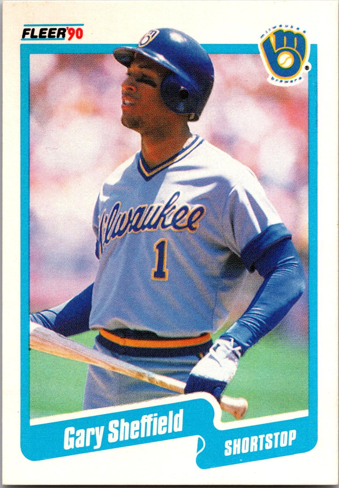 1990 Fleer #336b Gary Sheffield