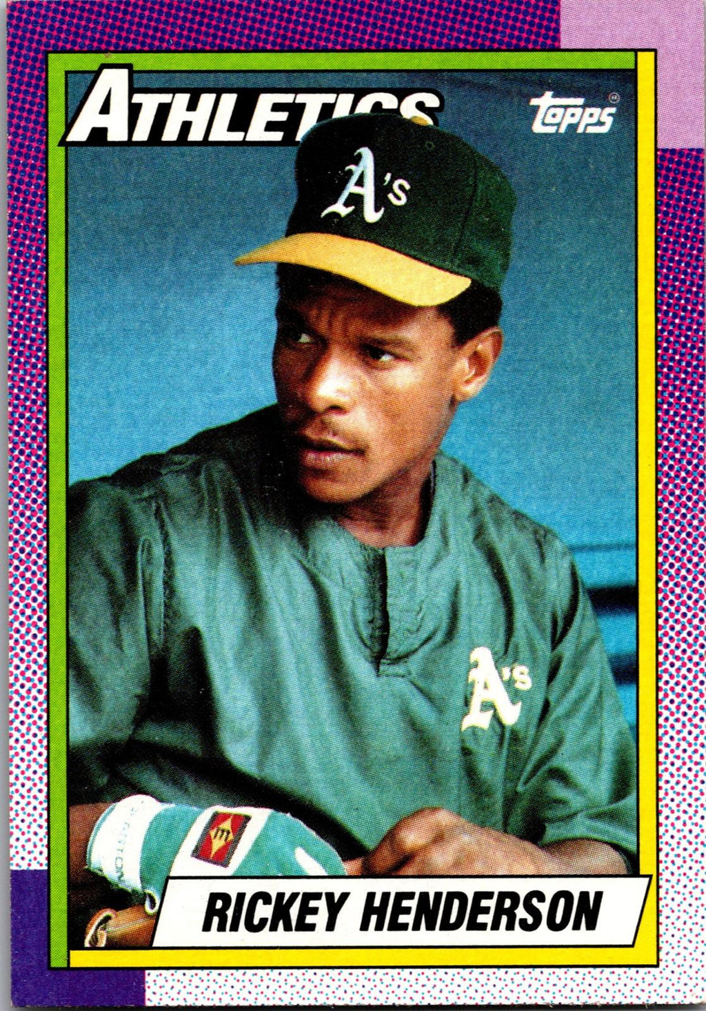 1990 Topps #450 Rickey Henderson