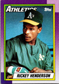 1990 Topps #450 Rickey Henderson