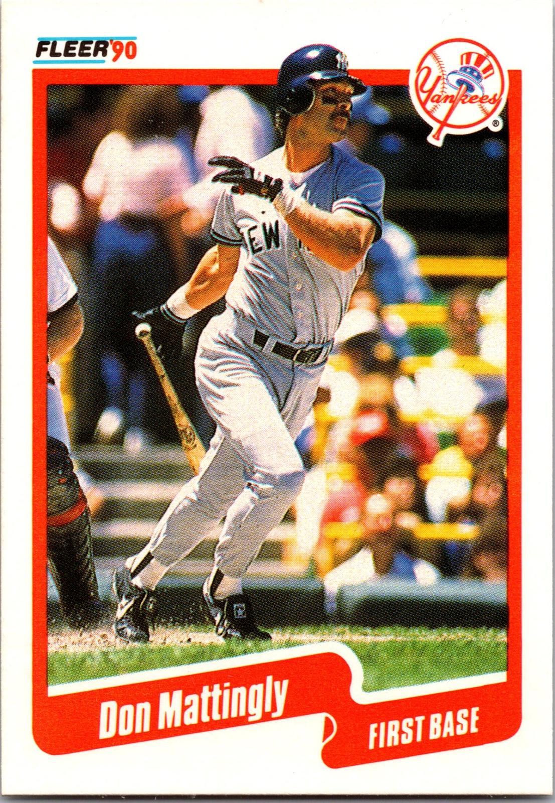 1990 Fleer #447 Don Mattingly