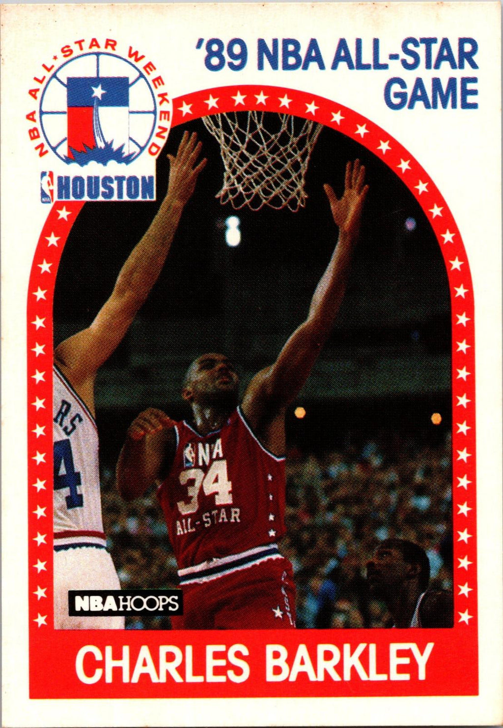 1989-90 Hoops All-Star Panels Perforated #96 Charles Barkley
