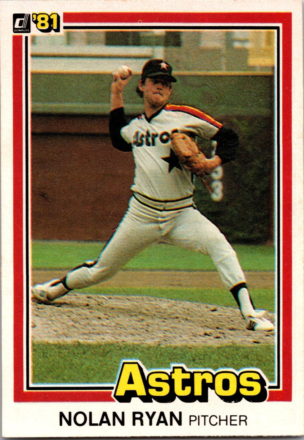 1981 Donruss #260 Nolan Ryan